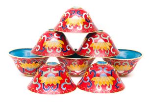 Cloisonne Offering Bowls (S)