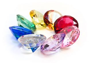 8 Chakra Faceted Crystal