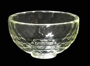 Diamond cut crystal Bowl footed