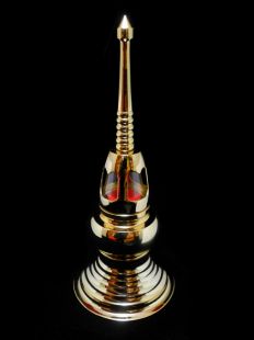 Alloy Lotus Stupa 8.5inch