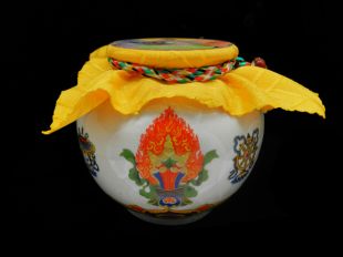 8 Auspicious Symbols Norbu Treasure Vase(S)     