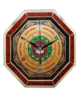 Mani mantra wall clock