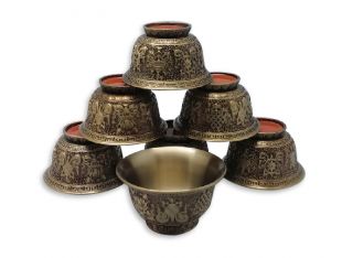 Offering bowl 8Aus.symbc-6.5cm(7pcs.set)