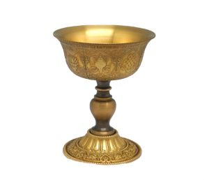 Butter Lamp 8 AS brass 