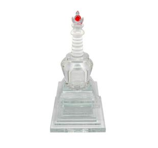 Crystal Stupa 24cm