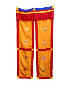 8 Auspicious Symbols Door Curtain