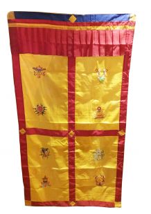 Eight Auspicious Symbol door curtain