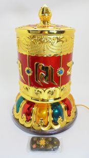 Six words Music Prayer Wheel electric with USB