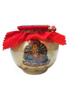 Lion Zambala Treasure Vase(S)
