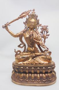 Copper Manjushri Statues 30cm