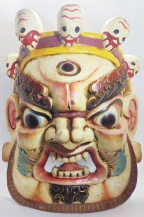 Mask of Mahakala (white)