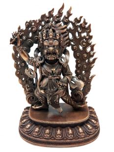 Vajrapani copper statue (16.5 cm)