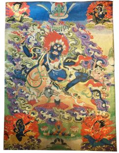 Palden Lhamo Embroidery Thanka