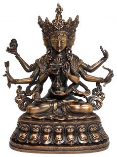 Namgylma copper statue 21.5cmH