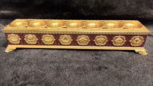 7 candle holder incense burner
