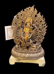 Yamantaka face paint/antiqued