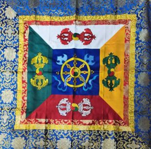 D/Dorje brocade table cloth