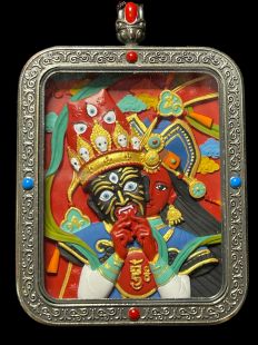 P.Lhamo panited pendant