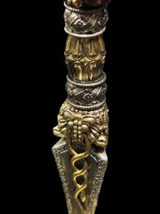 3 face phurpa brass 16cm
