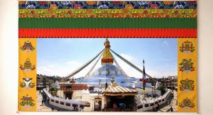 Nepal Boudha Stupa Wall Hanging