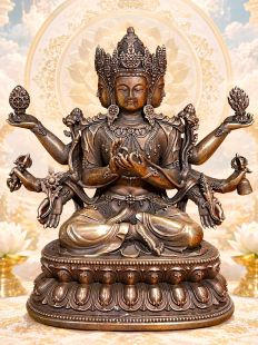 Cundī Bodhisattva (Four-Faced and Eight-Armed)
