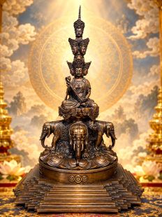 Samantabhadra Bodhisattva of the Ten Directions (Mount Emei Golden Summit Style)